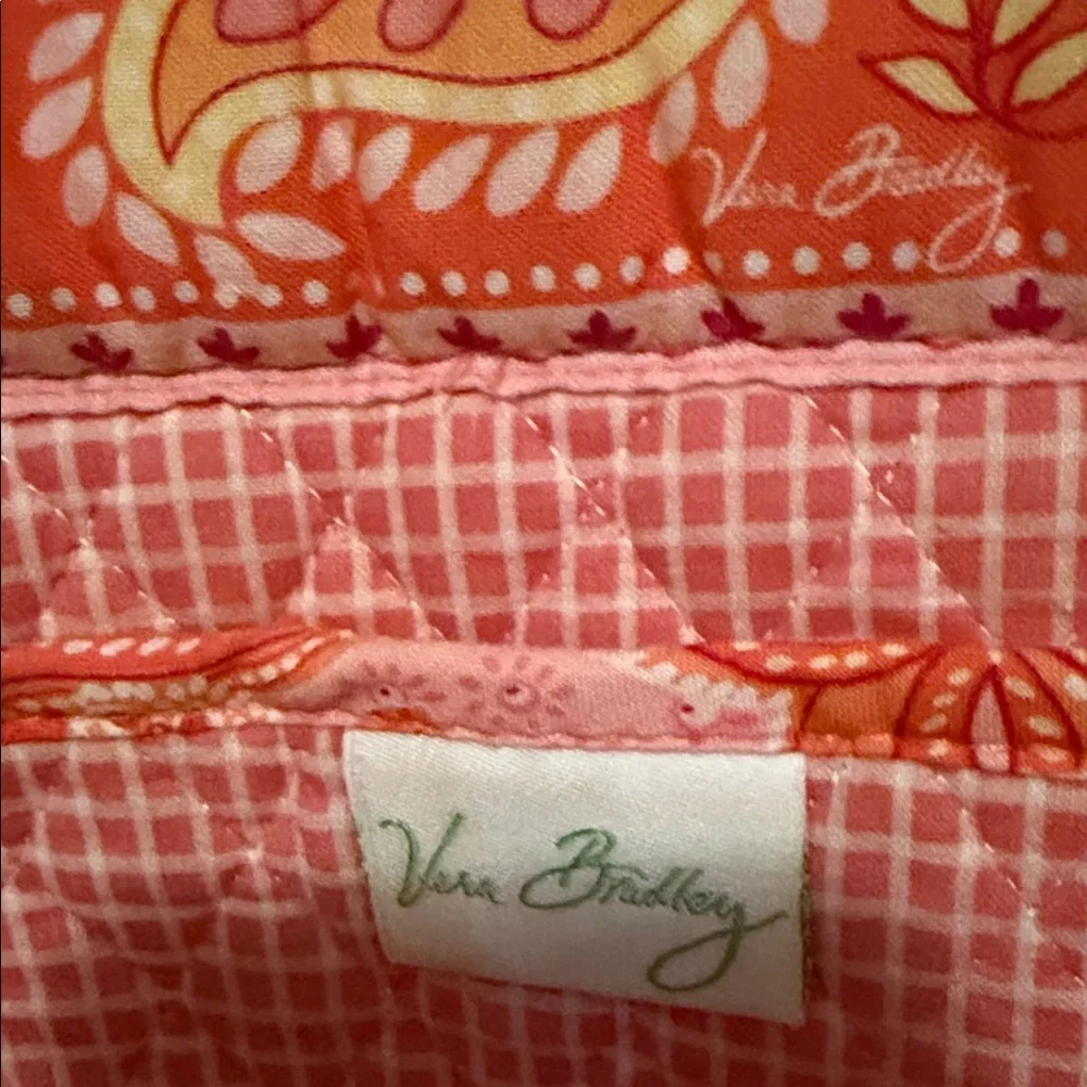 Vera Bradley Red and Orange Paisley‎ Tote